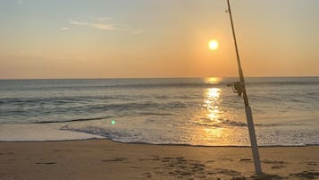 Sun-loungers, beach towels