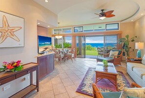Flat-screen TV, DVD player, stereo - Luxury Kapalua Ridge Villa Featuring Sparkling Ocean, Island and Coastal Views! (Lahaina)