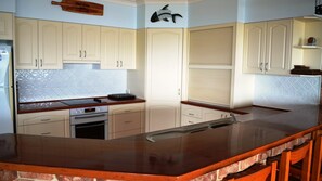 Kylskåp, mikrovågsugn, ugn och spishäll