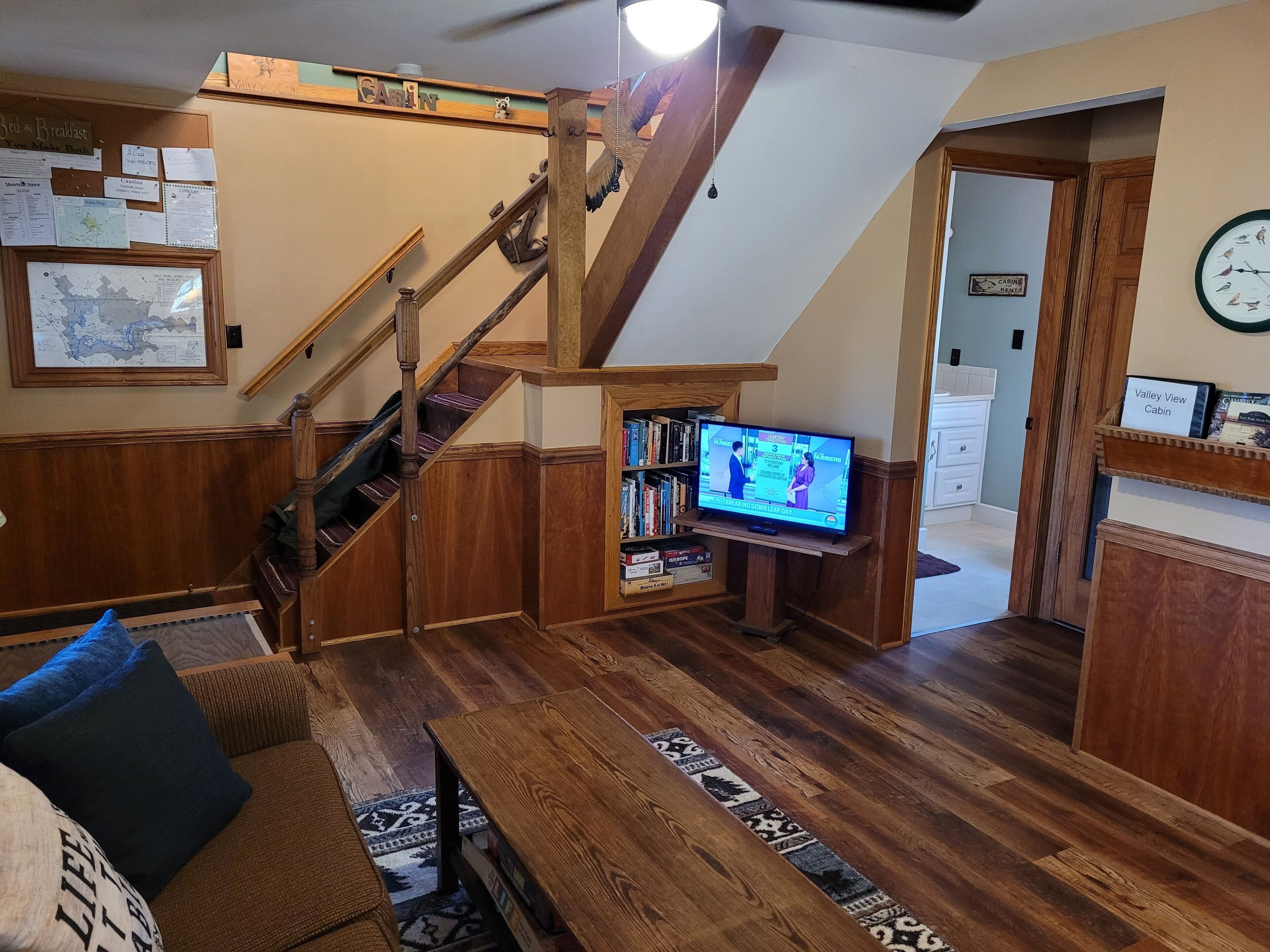Smart TV, video games, DVD player, books