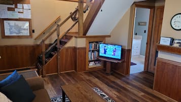 Smart TV, video games, DVD player, books