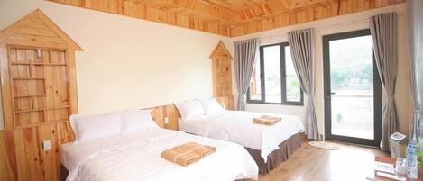 1 dormitori, minibar, caixa forta a l'habitació i escriptori