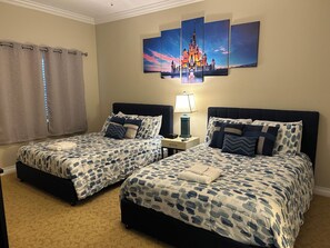 3 bedrooms, in-room safe, iron/ironing board, free WiFi