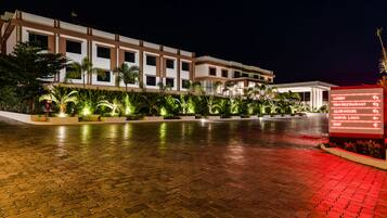 Front of property – evening/night