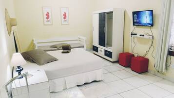 1 Schlafzimmer, Bügeleisen/Bügelbrett, kostenloses WLAN, Bettwäsche