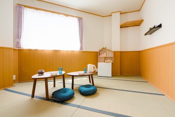 Japanese Style Room, 4 People, Shared Bathroom A | Blackout drapes, free WiFi, bed sheets