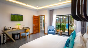 Egyptian cotton sheets, premium bedding, minibar, in-room safe - Grand Venus La Residence (Siem Reap)