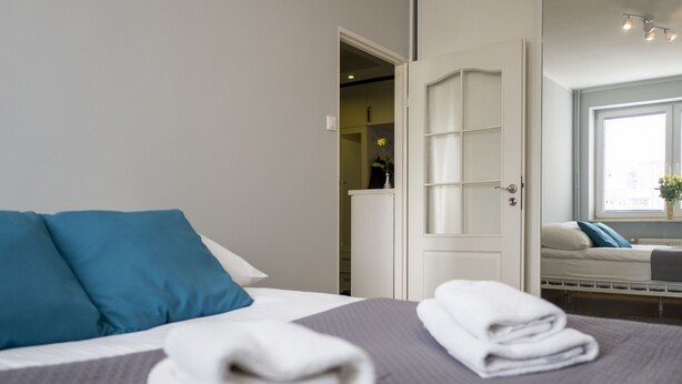 Apartamento | Ferros/tábuas de passar roupa, Wi-Fi de cortesia, roupa de cama