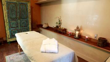Couples treatment rooms, Turkish bath, deep-tissue massages, body scrubs