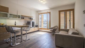 Deluxe Studio Suite with Sea View (Annex building: Drazanac 1a) | Wohnbereich