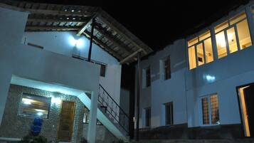 Front of property – evening/night