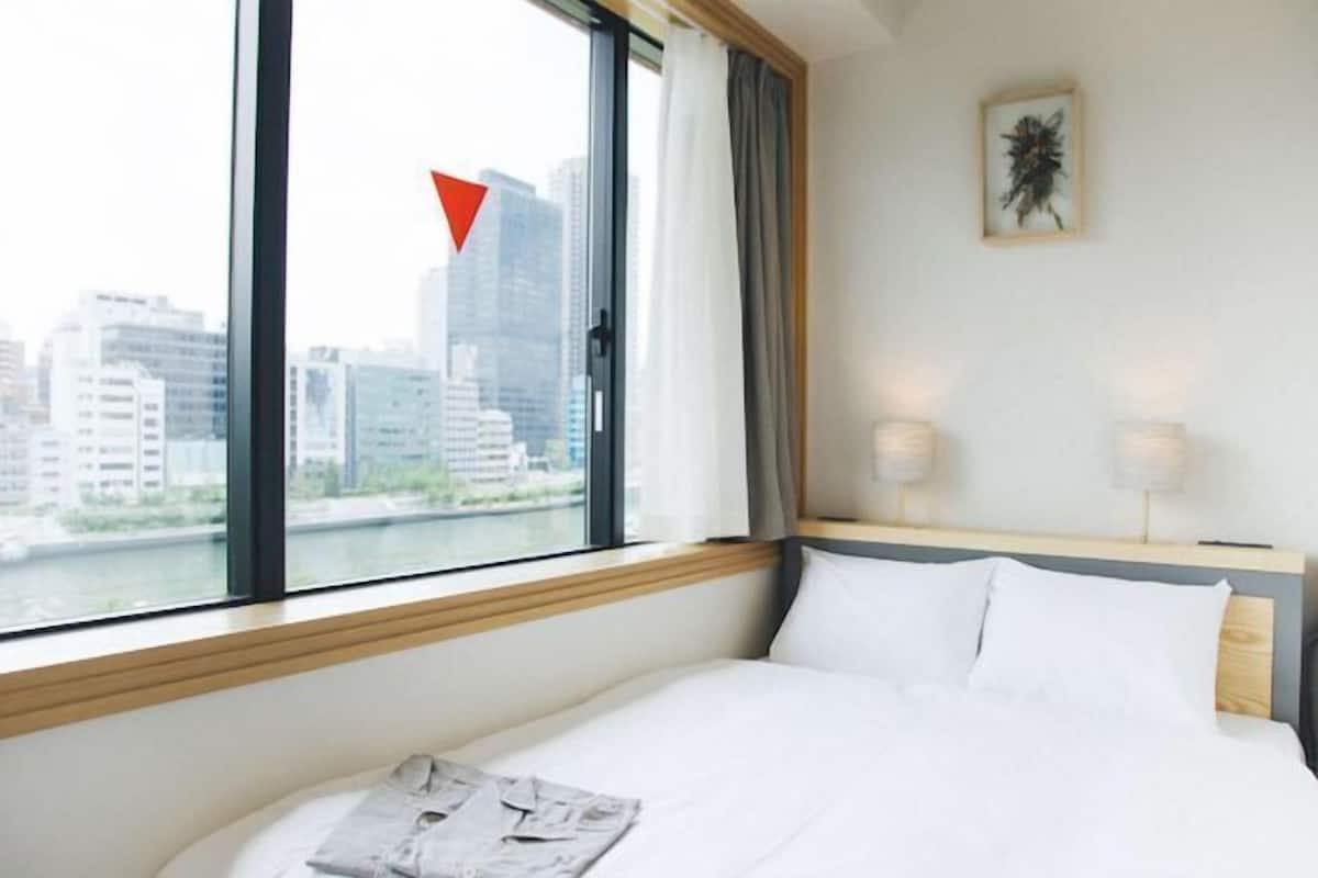 1 bedroom, desk, blackout curtains, iron/ironing board