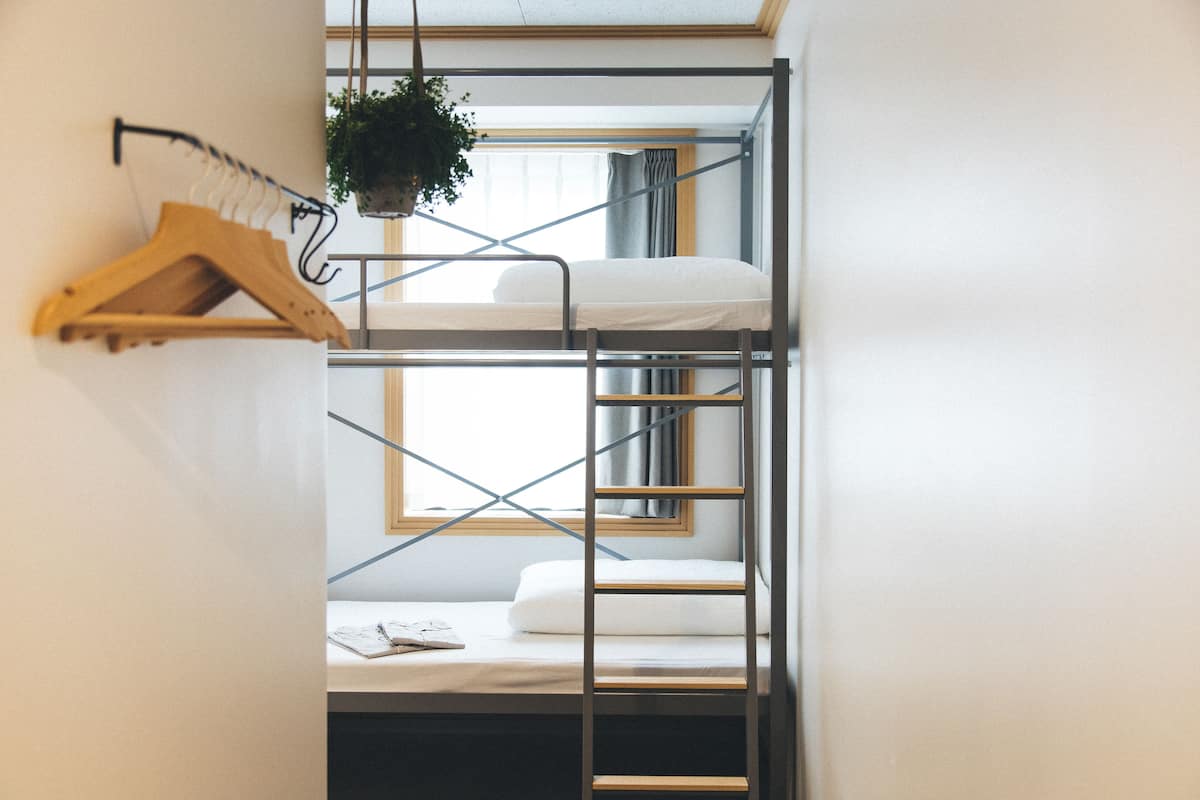 Bunk Twin | 1 bedroom, desk, blackout drapes, iron/ironing board