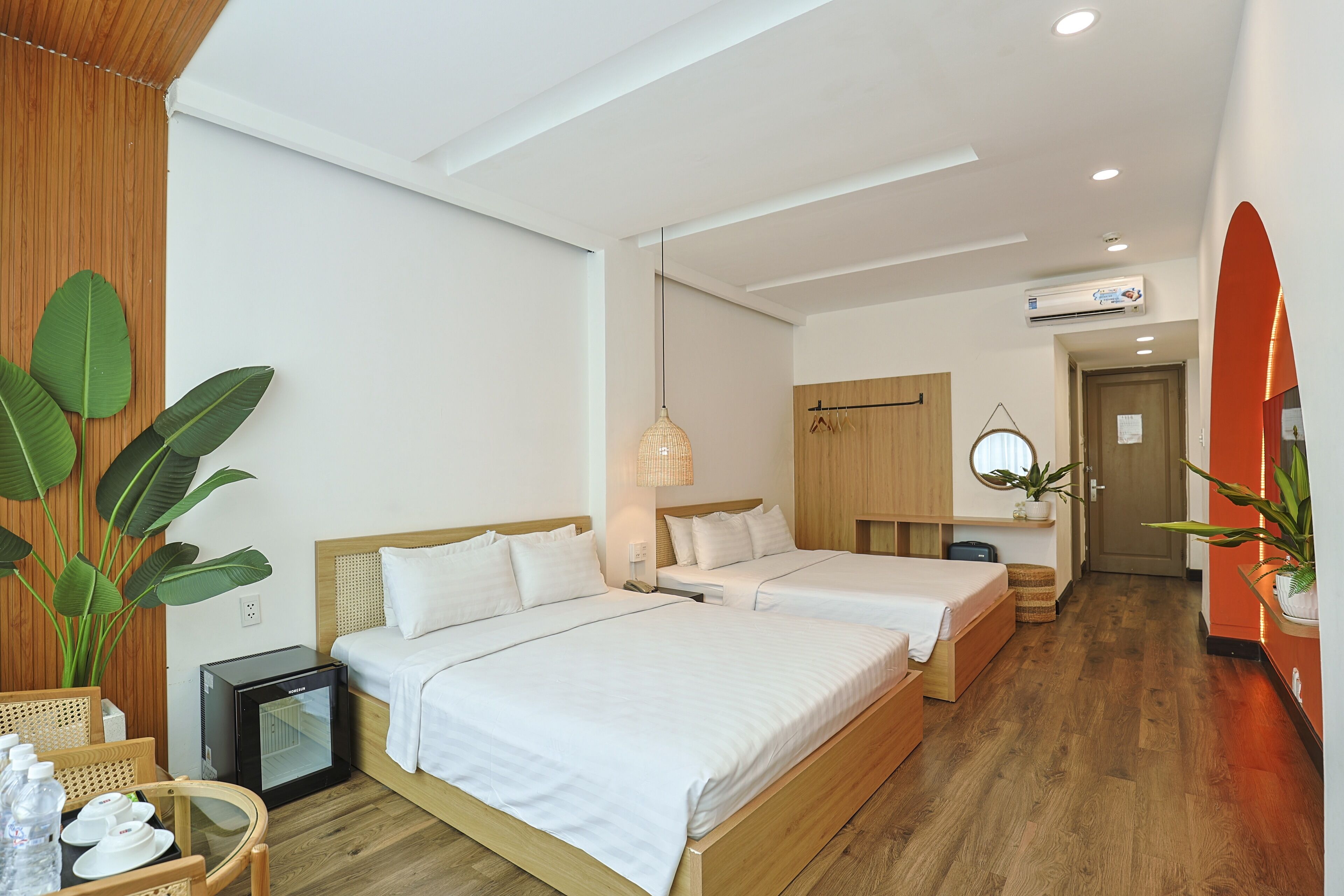 family room, city view | minibar, in-room safe, desk, blackout curtains