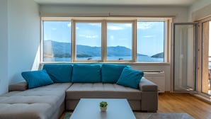 Apartment, 1 Bedroom, Sea View | Living area | Flat-screen TV - Stay In Budva 1 (Budva)