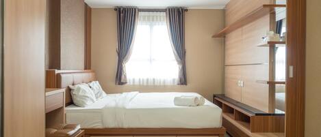 3 habitaciones, escritorio, wifi gratis y ropa de cama