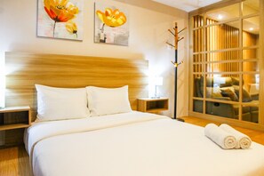Kamar | Meja kerja, Wi-Fi gratis, dan seprai linen