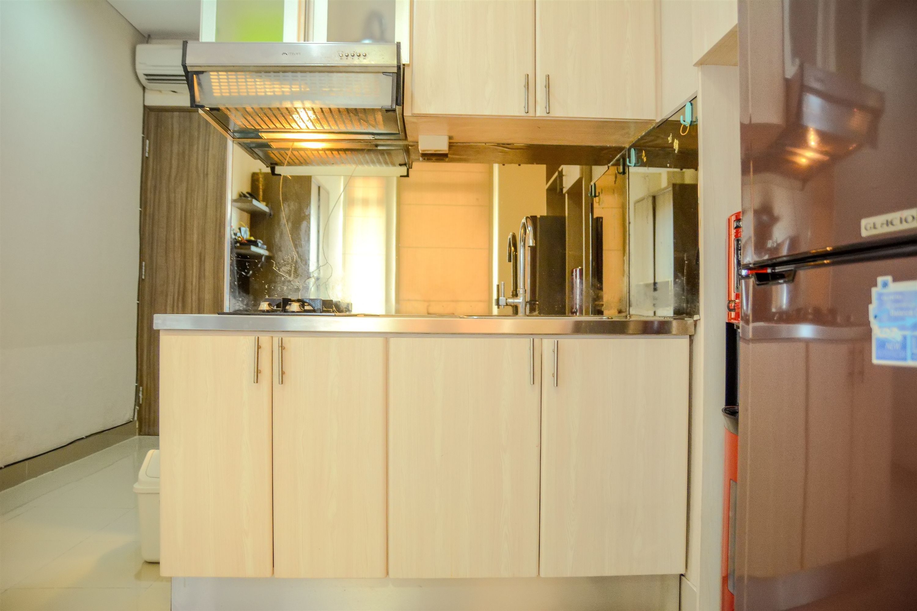 Chambre | Coin cuisine privé | Réfrigérateur, plaque de cuisson