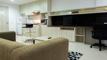 Habitación | Zona de estar | Una televisión