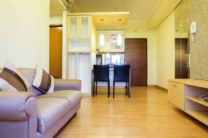 Room | Living area - Cozy 2BR Salemba Residence Apartment (Jakarta)