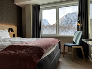 Shower, designer toiletries, hair dryer, heated floors