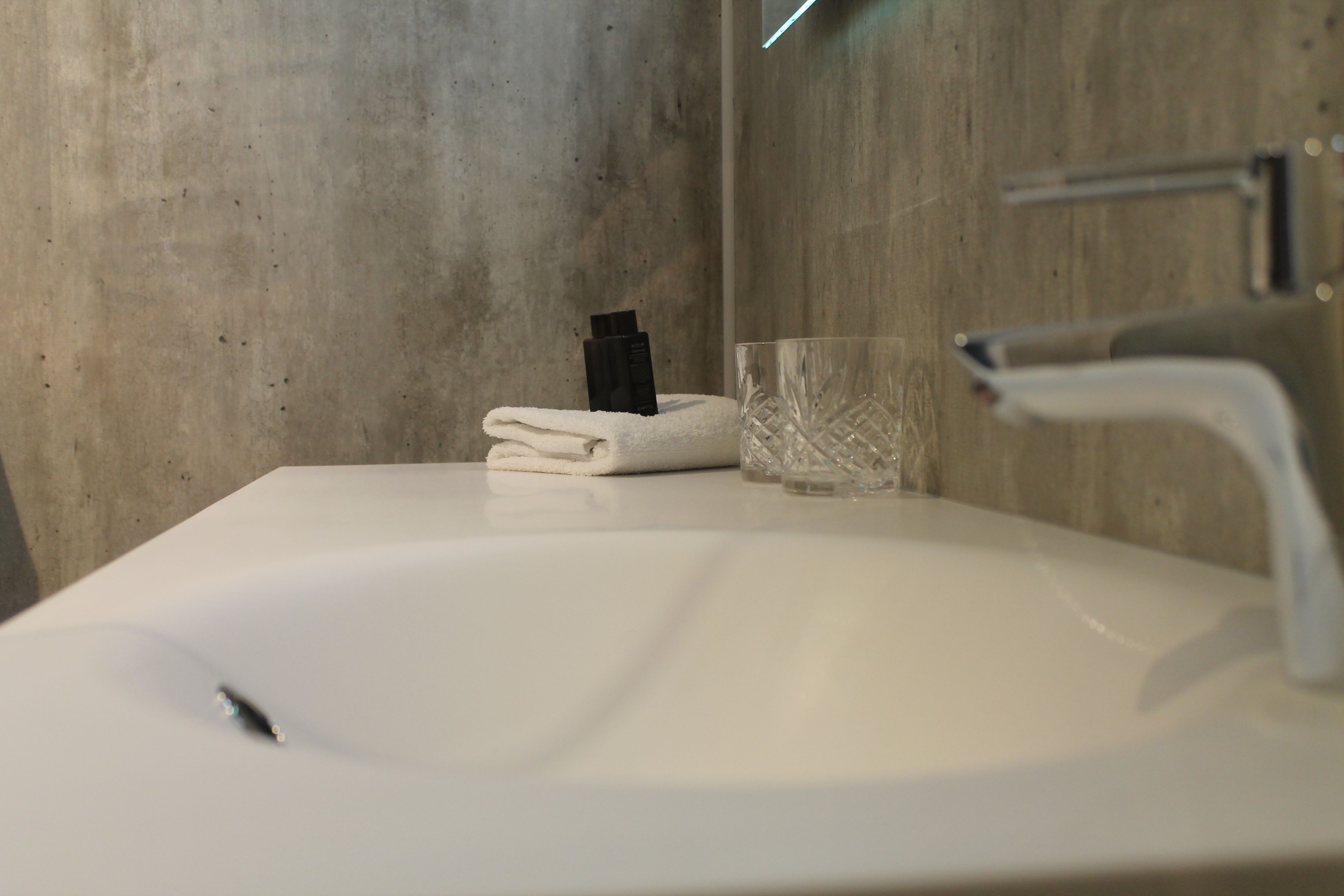 shower, designer toiletries, hair dryer, heated floors