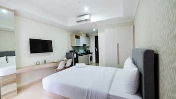 Habitación | Escritorio, wifi gratis y ropa de cama
