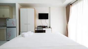 Kamer | Een bureau, gratis wifi, beddengoed