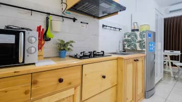 客房 | 私人廚房 | 雪櫃、爐具、廚房用具/餐具/器皿