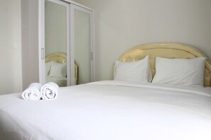 Room | Free WiFi, bed sheets - Furnished Studio Apartment @ The Springlake Summarecon (Bekasi)