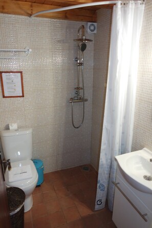 Apartment, 1 Bedroom | Bathroom | Shower, towels