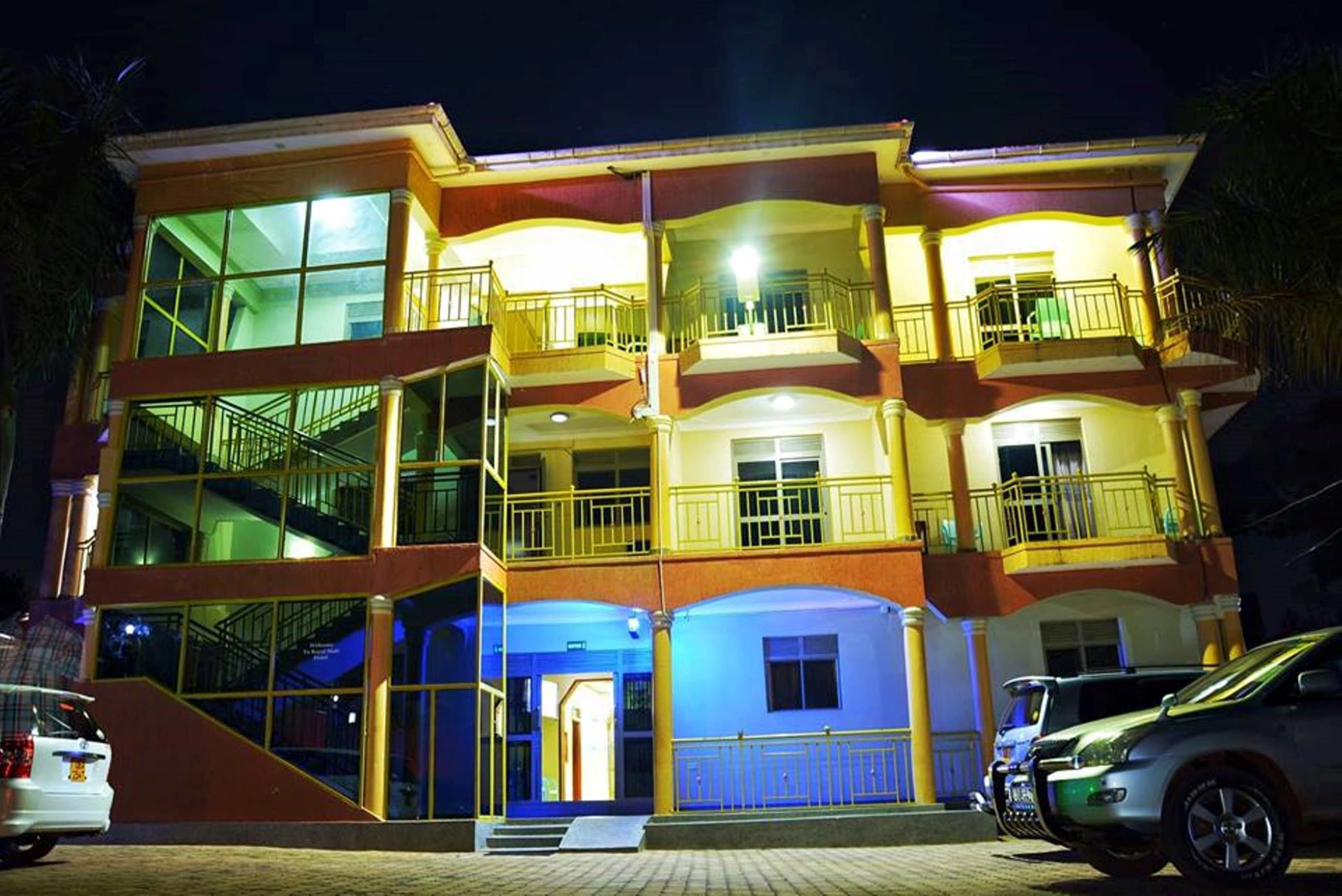 Front of property - evening/night