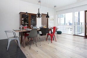 奢華公寓, 4 間臥室, 城市景觀 | 房內用餐區