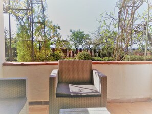 Appartement Confort, 1 chambre, terrasse, vue mer | Terrasse/Patio