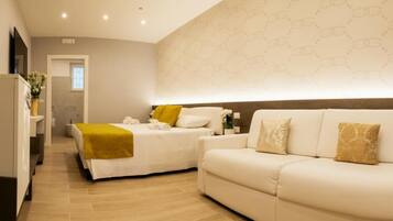 1 phòng ngủ, bộ đồ giường cao cấp, minibar, trang trí khác biệt