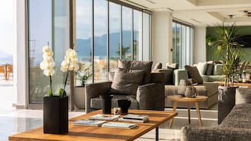Sala de estar en el lobby