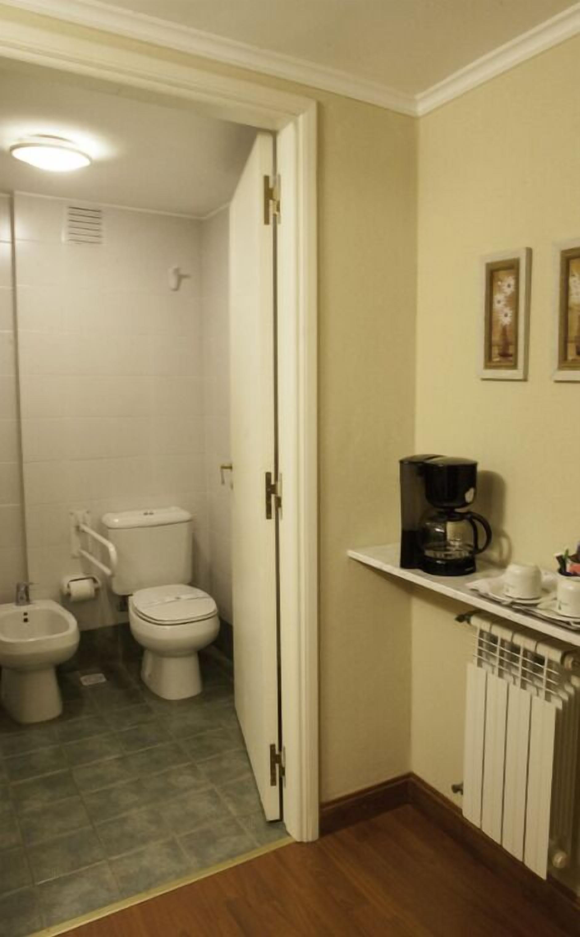 free toiletries, hair dryer, towels, soap