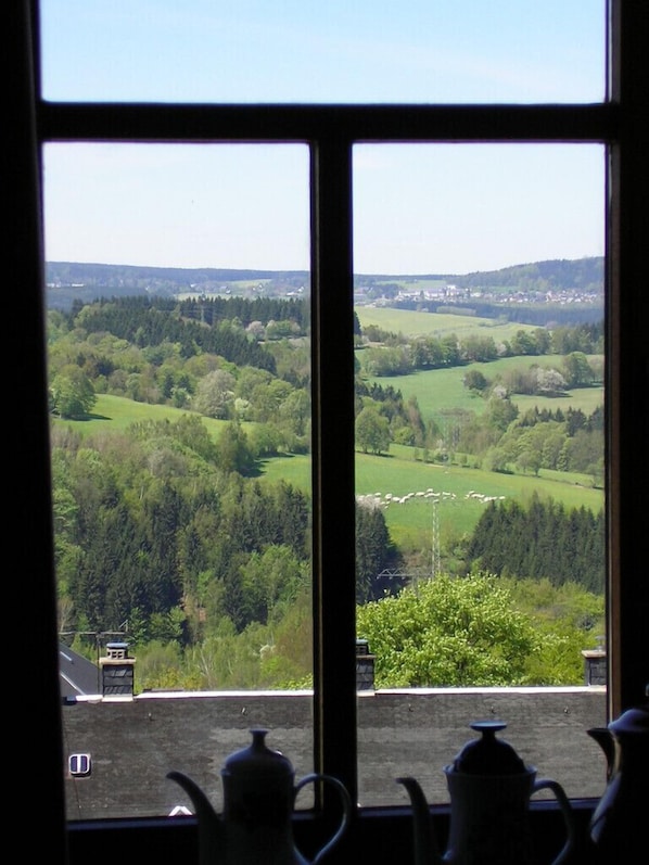 Minibar, escritorio, cortinas opacas y tabla de planchar con plancha