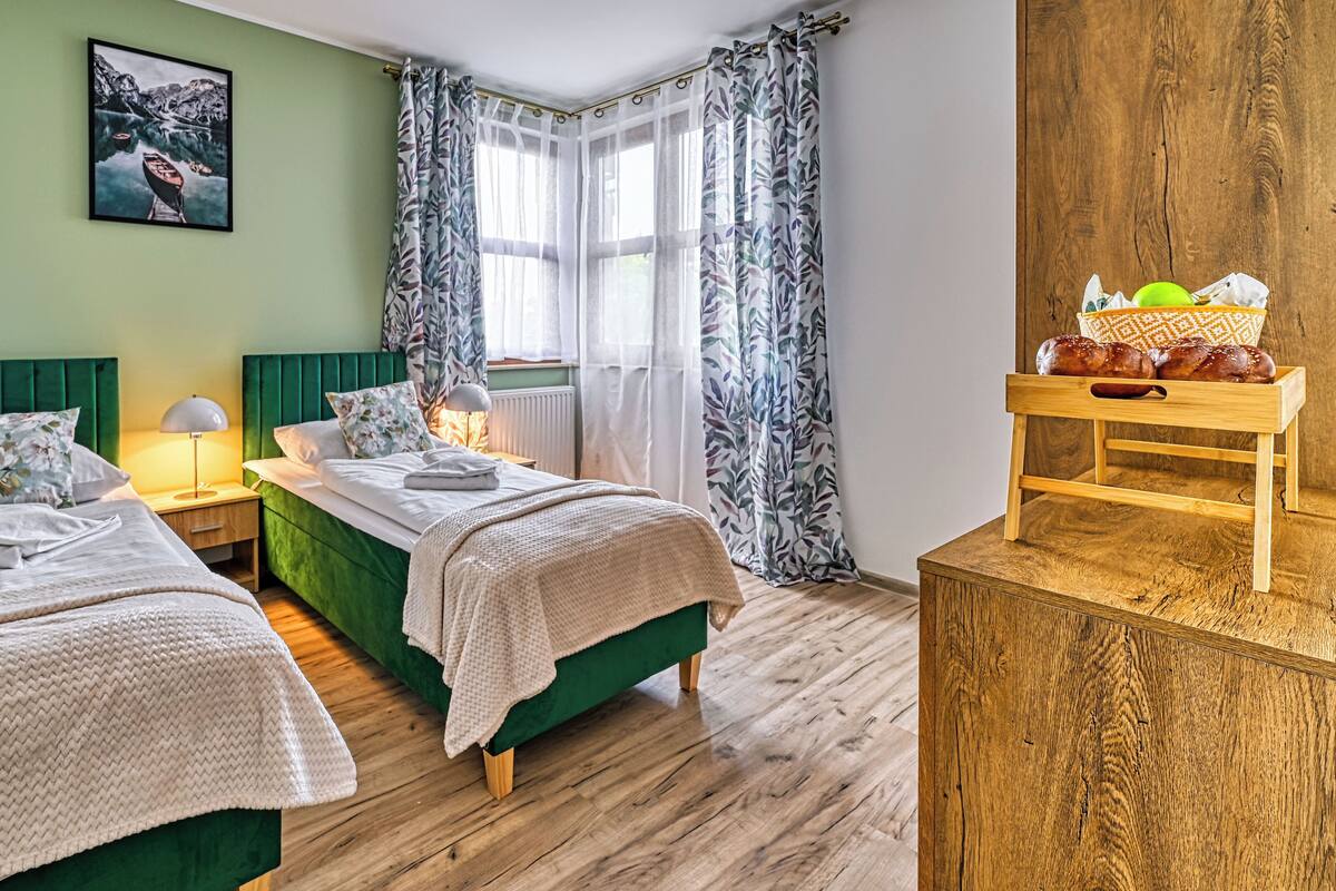 Appartement (Mysliwska 1E/1) | Een laptopwerkplek, een strijkplank/strijkijzer, gratis wifi, beddengoed