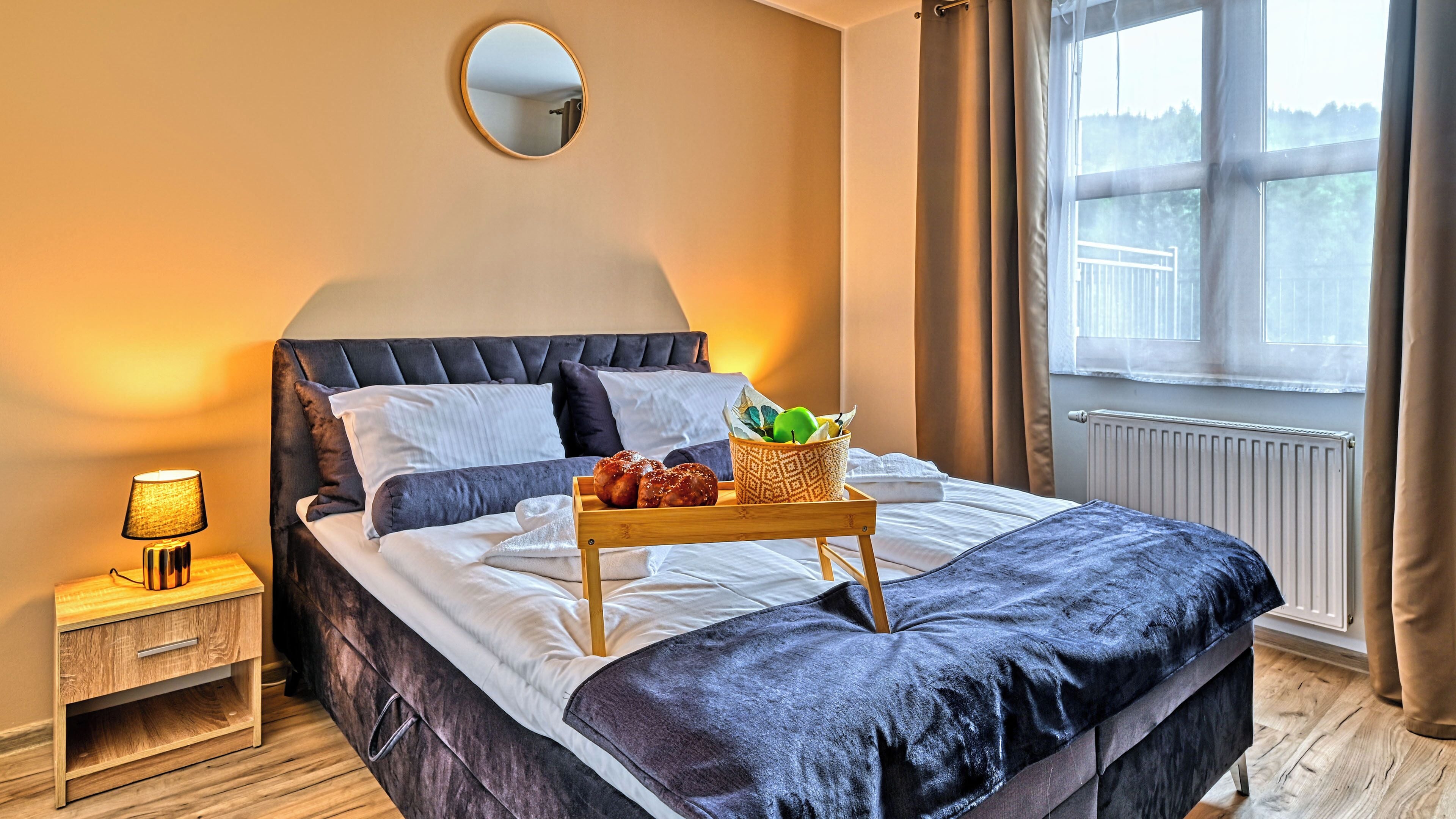 Apartment (Mysliwska 1E/2) | Laptop workspace, iron/ironing board, free WiFi, bed sheets