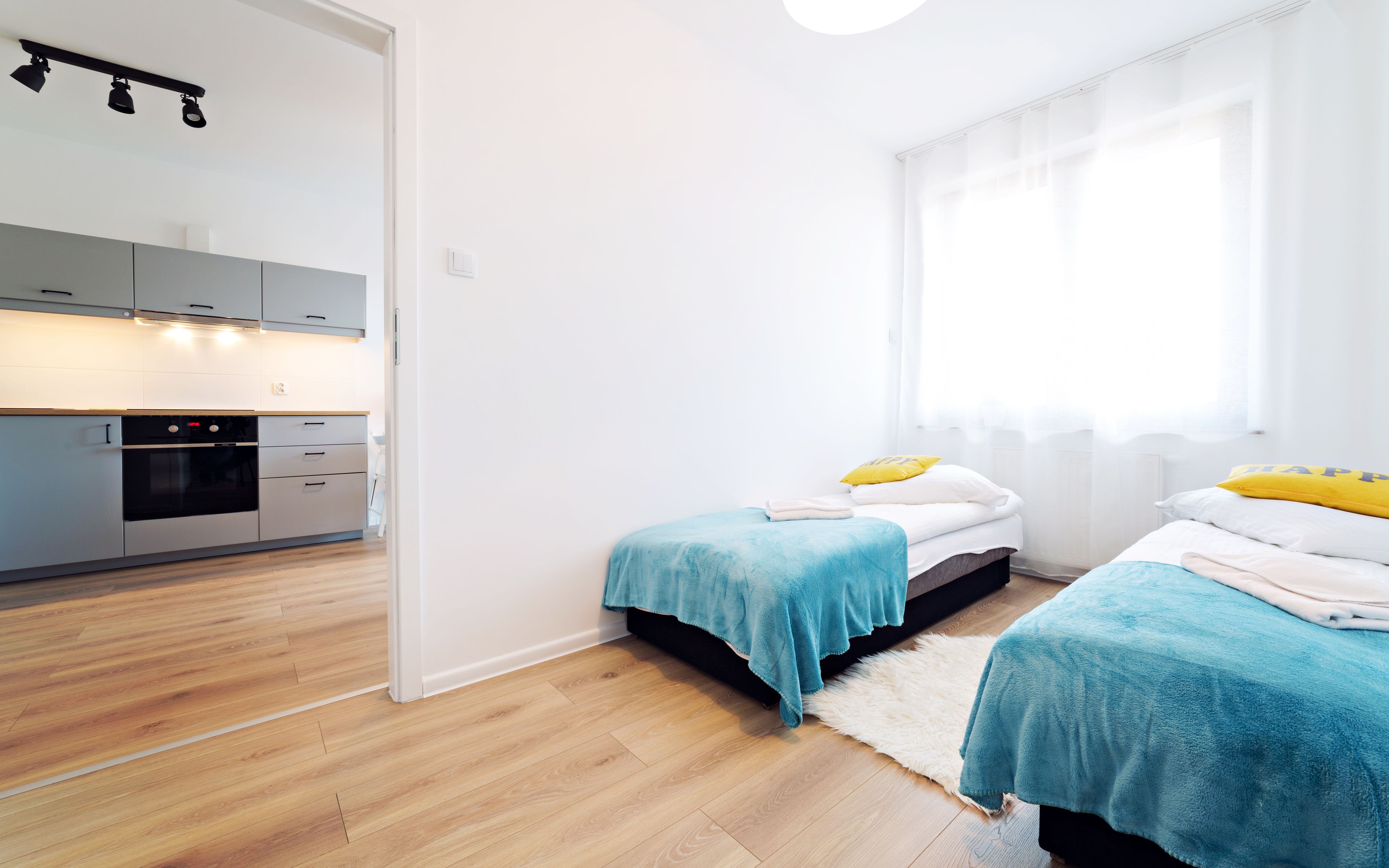 Apartment (Ogrodnicza 7/ 9) | 1 Schlafzimmer, laptopgeeigneter Arbeitsplatz, Bügeleisen/Bügelbrett