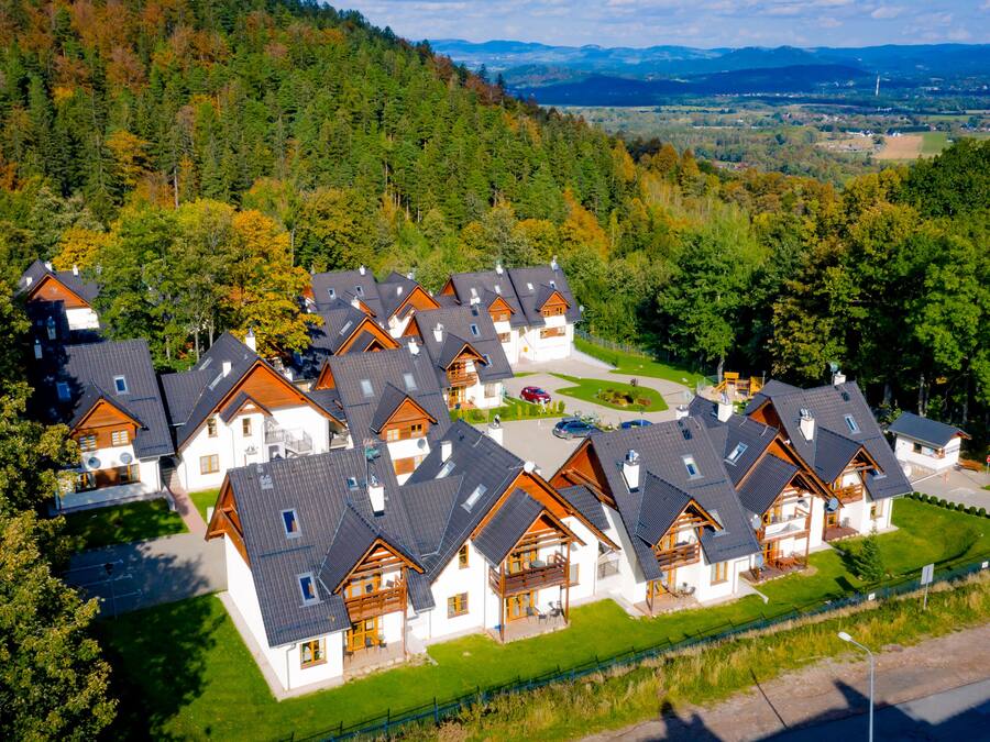 Vista frontal de la propiedad