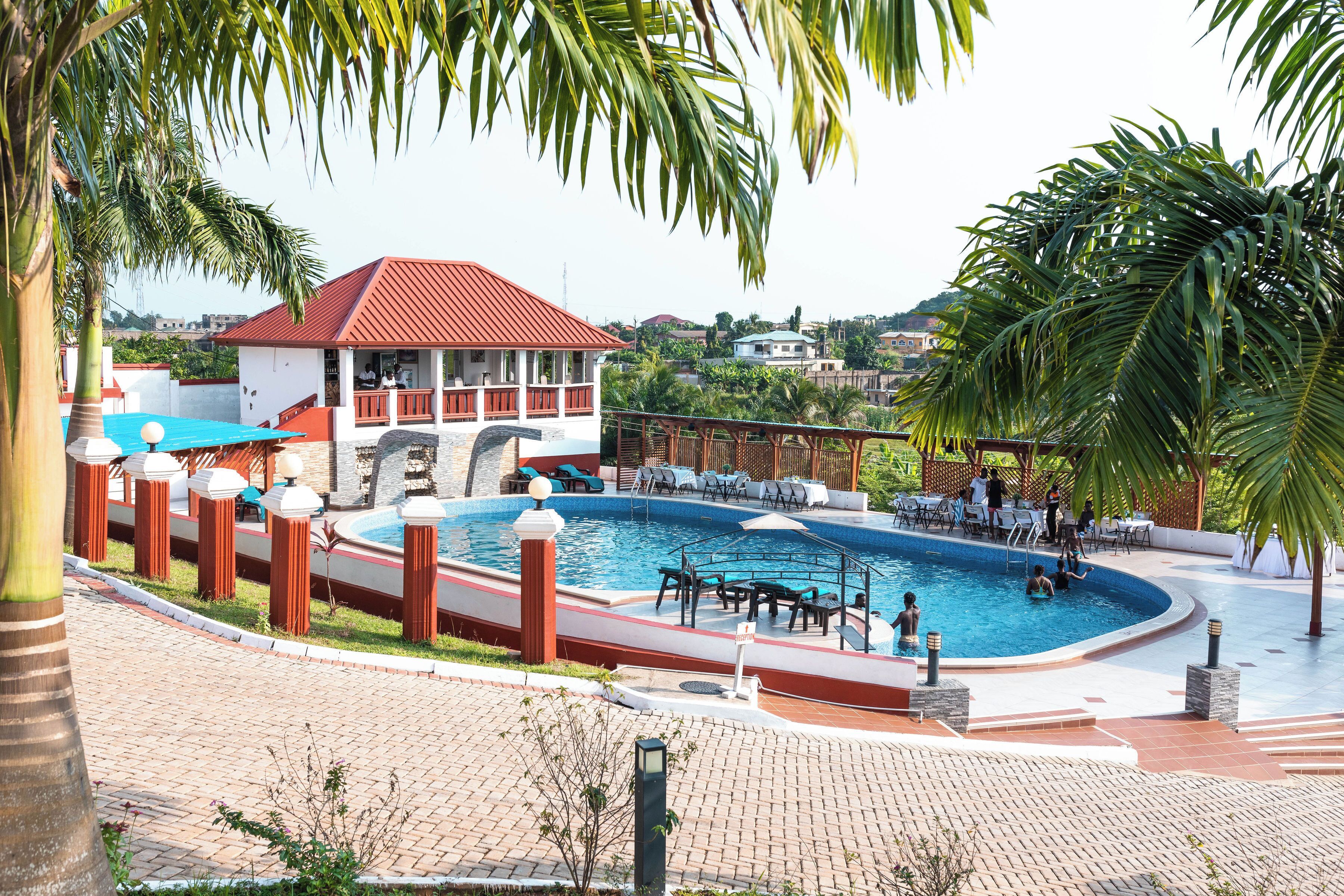 Alberca al aire libre 