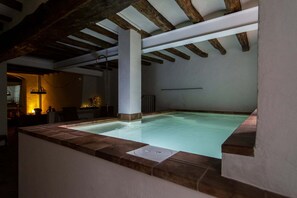Indoor pool, a heated pool