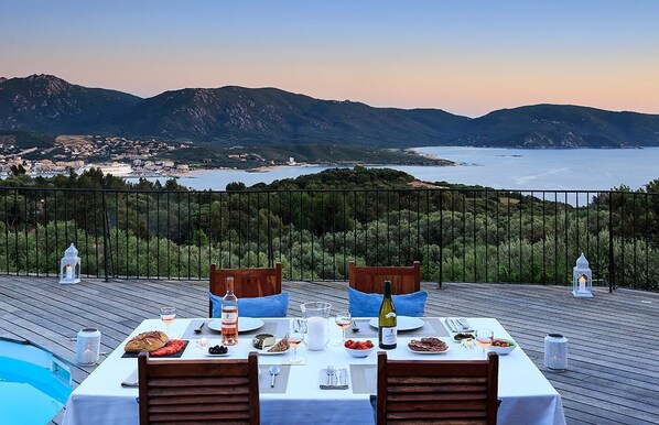 Comfort Villa, 2 Bedrooms, Sea View | Terrace/patio
