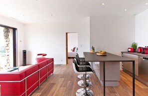 Villa, 1 Bedroom, Sea View | Living area