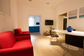Apartment, 3 Bedrooms | Living area