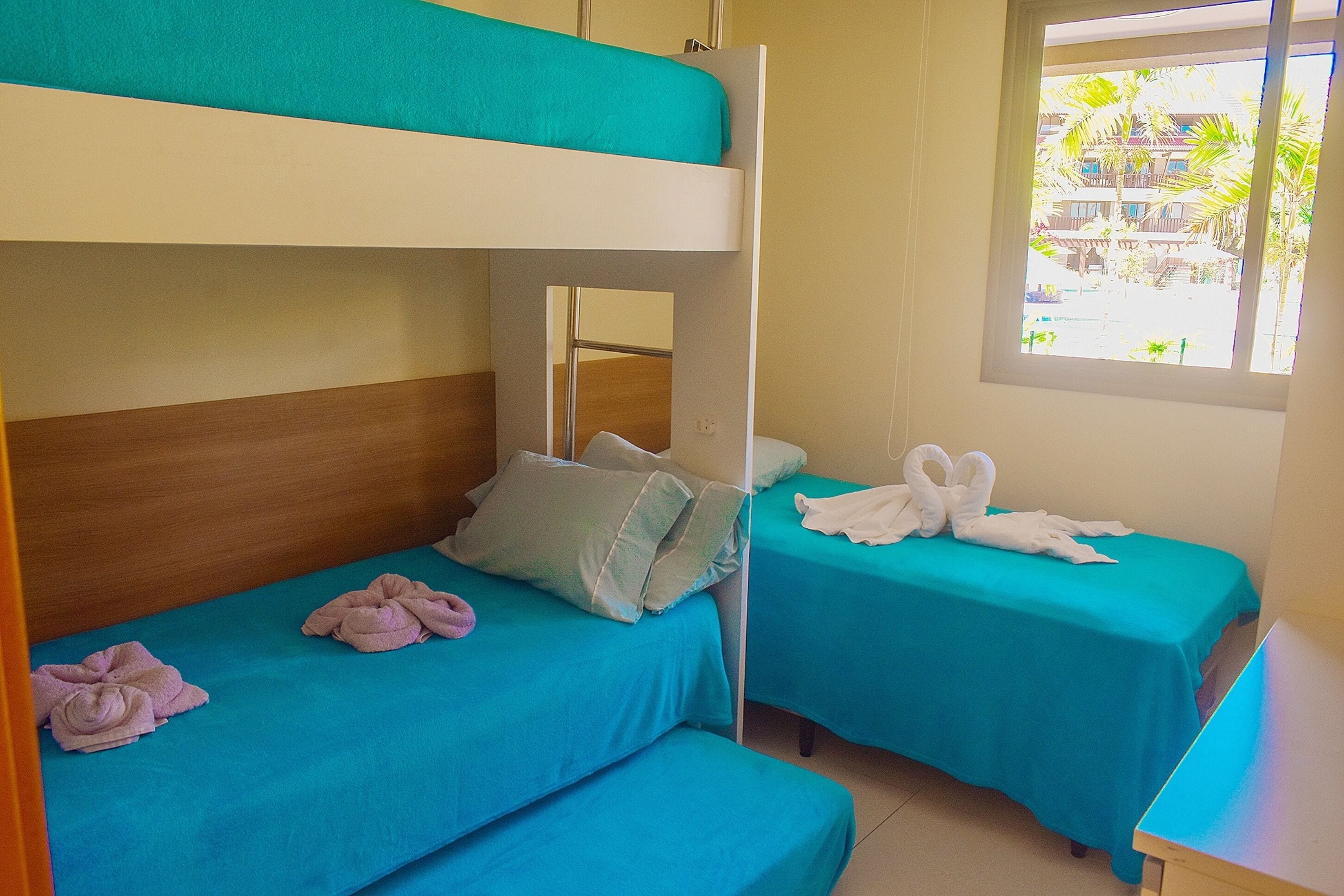 Family Apartment, 2 Bedrooms, Pool Access, Resort View | 2 bedrooms, pillowtop beds, individually decorated