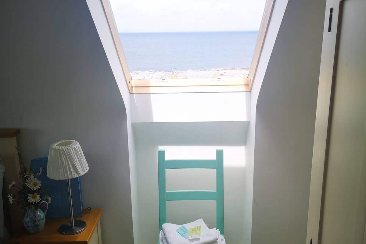 Kamar Double Deluks, pemandangan laut | 1 kamar tidur, seprai katun Mesir, dan seprai premium