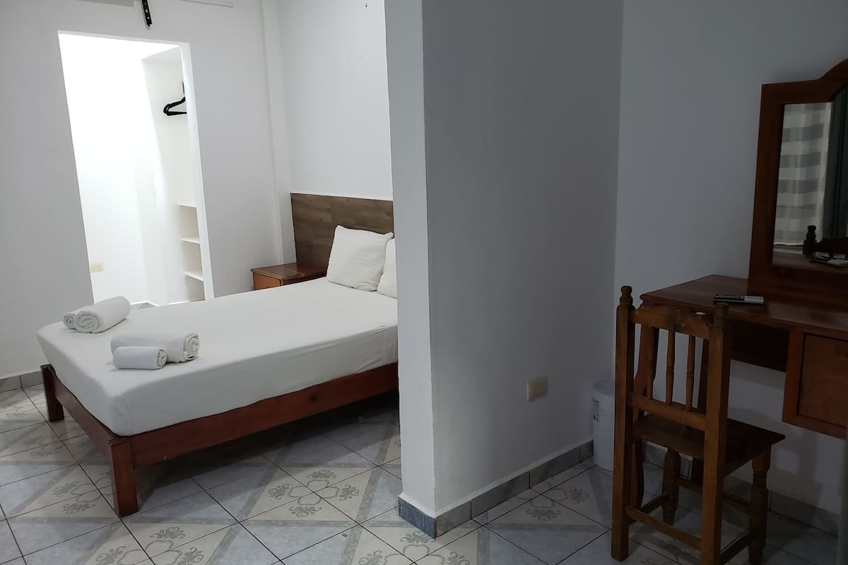 Desk, iron/ironing board, free WiFi, bed sheets